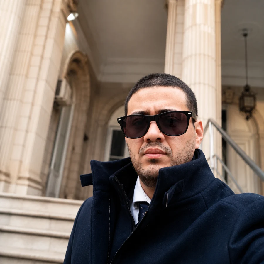 Facundo Privitiera en un entorno judicial
